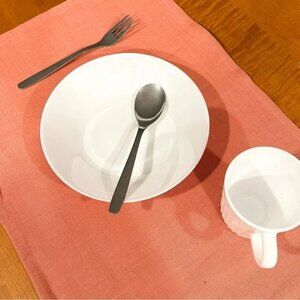 Classic Coral Placemats 4pc Set NWT
